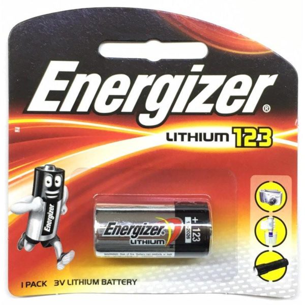 Batterij CR123A - Energizer - V3 Blister
