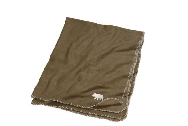 Hoogzit - Fleece deken bruin