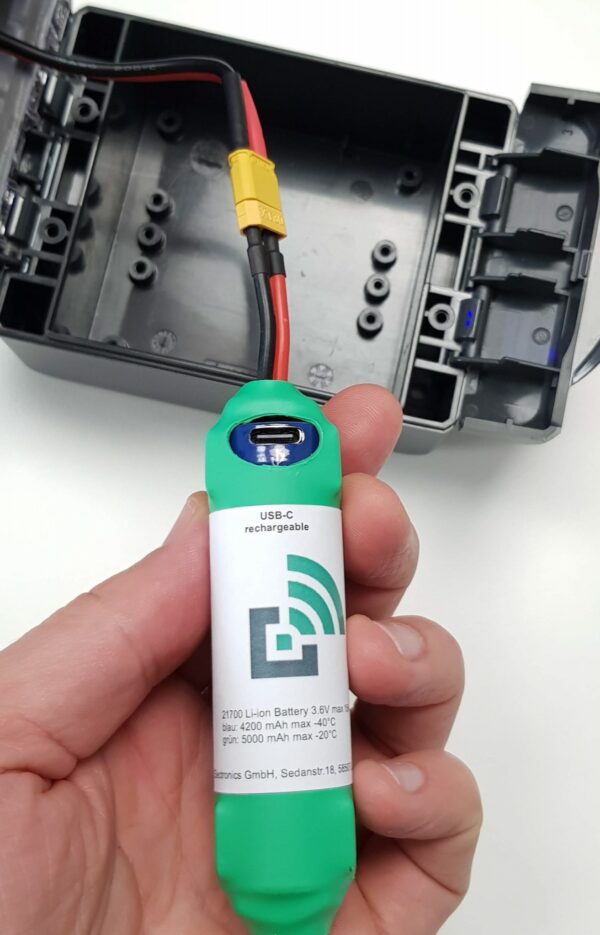 Vallen Alarm - Trapmaster verwisselbare batterij voor melders gele stekker - Afbeelding 4